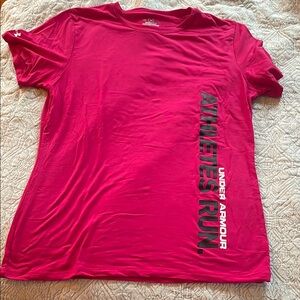 Under Armour Bold Pink Athletic Tee